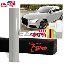 ESSMO PET Super Gloss Storm Gray Car Vehicle Vinyl Wrap Decal Glossy Like Paint