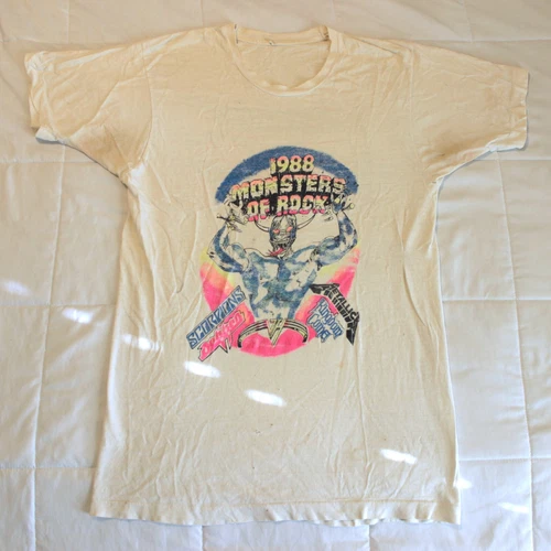 Van Halen Tour Concert Shirt MONSTERS OF ROCK Metal 1980s vintage concert t-shirt, vintage, single stitch, B+ condition