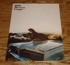 Original 1968 Mercury Cougar Sales Brochure 6...