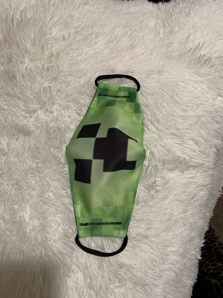 Gaming Face Mask PolyCotton Stretch Minecraft - Image 3 of 4