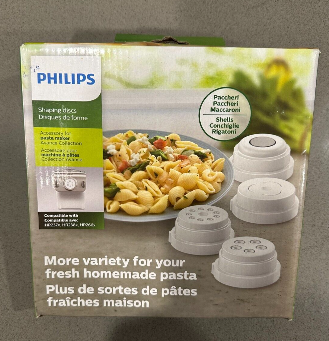 NEW Philips HR2494/00 Avance Pasta Maker 4-in-1 Accessory Shape