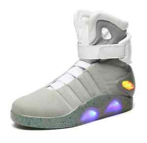 MAG RITORNO AL FUTURO Light Up Scarpe da ginnastica grigio, tutte Le Taglie  NUOVO | eBay