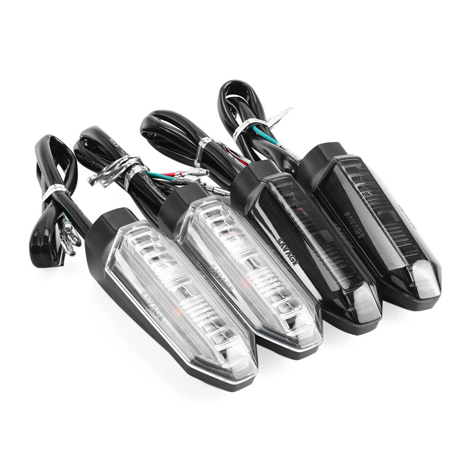 Lámpara indicadora de flash de luz de señal de giro frontal LED para HONDA CB500F CB500X CBR500R Foto 2 de 4