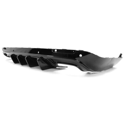 TÜV - HECKSTOßSTANGE UNTERER DIFFUSOR GLÄNZ SCHWARZ - V2 IKON (CHALLENGER 15-23)