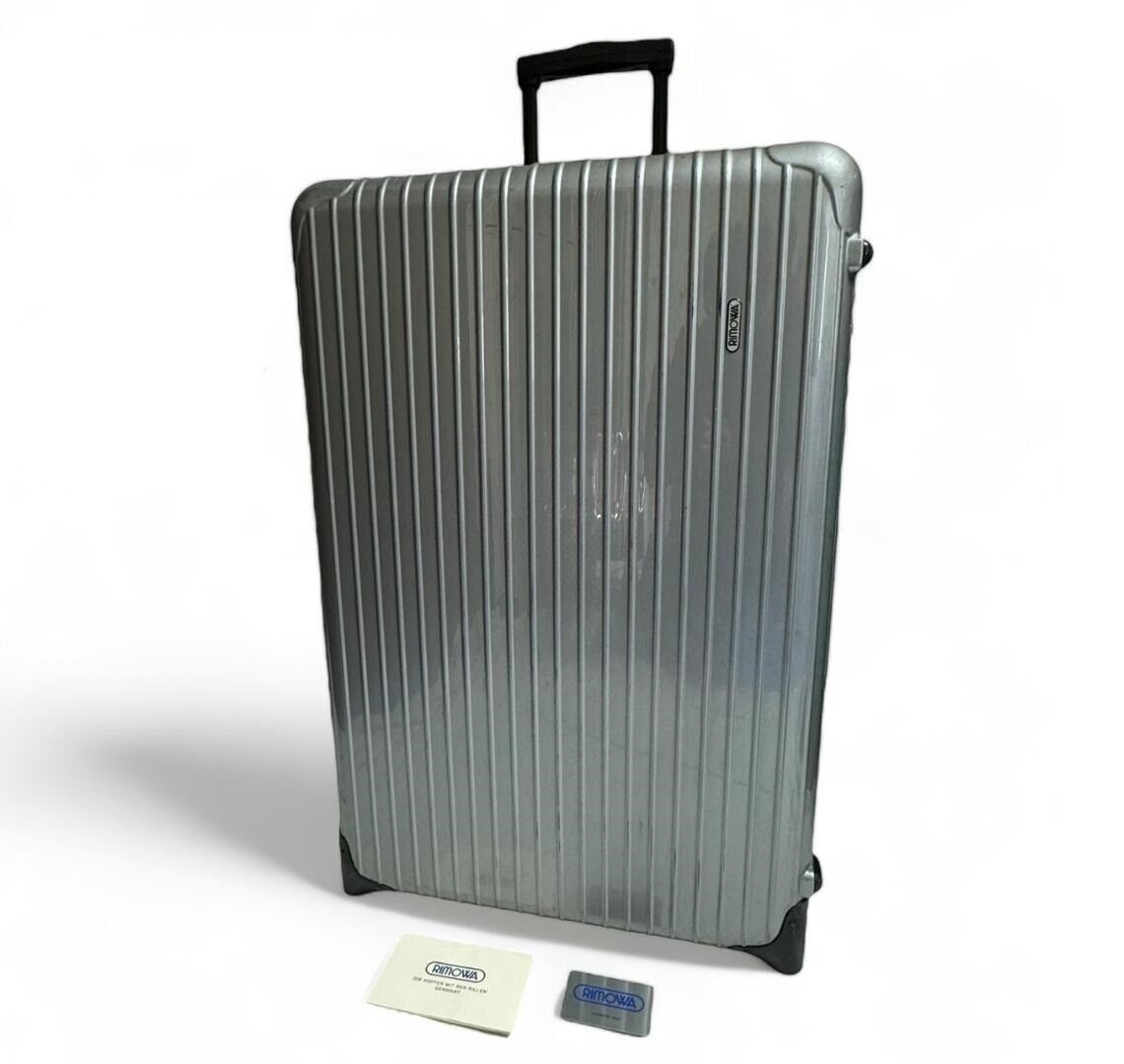 Rimowa salsa 104L Gray Silver 2-wheels Carry Case Suitcase Rimowa salsa 104L Gray Silver 2-wheels Carry Case Suitcase