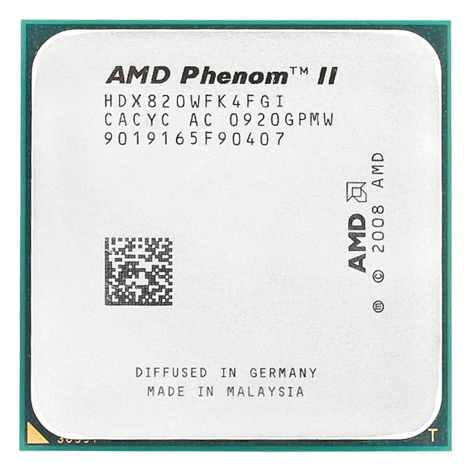 AMD Phenom II X4 820 Quad Core Processor 2.8 GHz, Socket AM2+/AM3, 95W CPU  - Image 4 of 4
