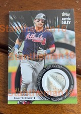 2024 Topps Series 2 Austin Riley Rounding The Bases Black Relic 96/99 Atl Braves