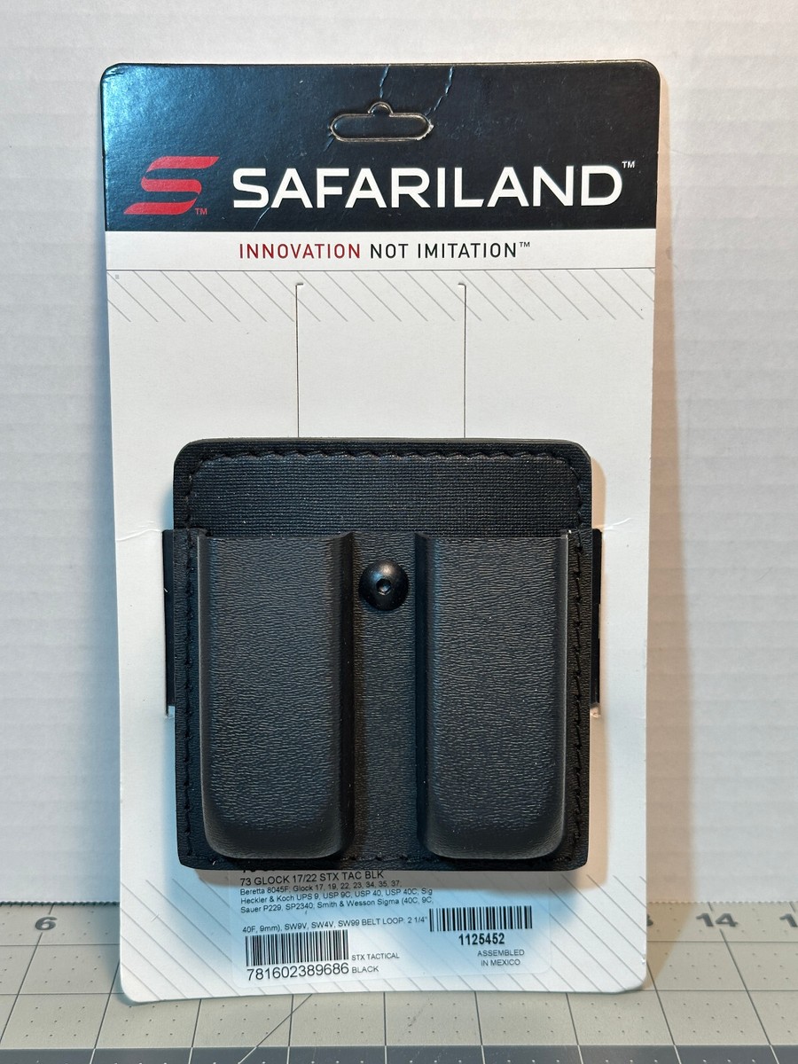 Safariland 73-83-13 Adjustable Angle Double Magazine Pouch: GLOCK