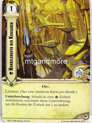 Warhammer 40000 Conquest LCG - Handelshafen der Korsaren  #144 - Base Set dt.