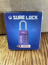 Sure Lock Travel Sentry, TRAVEL LOCK, TSA17021, Purple
