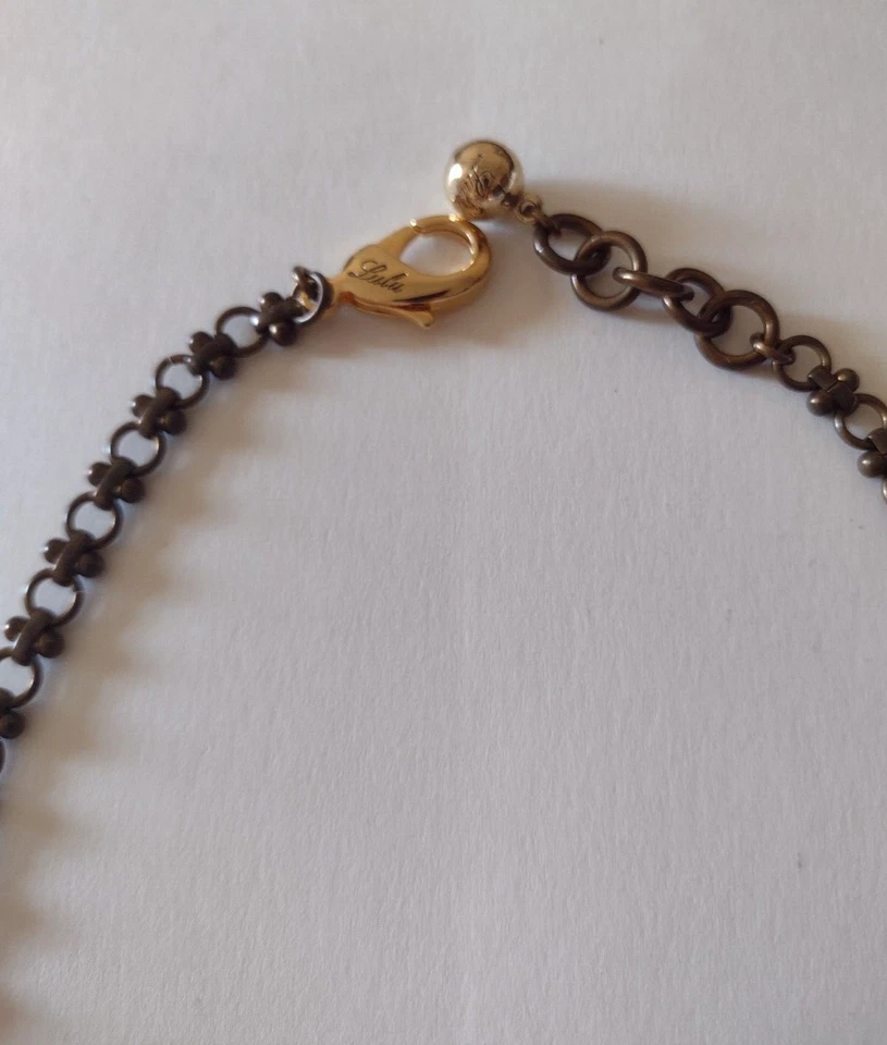 Royal Scarab Ancient Egyptian Style Khepri Beetle Necklace Lulu Frost Signed - Image 4 of 4