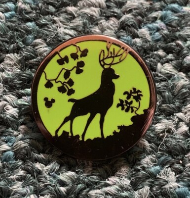 DISNEY PIN HIDDEN MICKEY DEER BAMBI COMPLETER FROM SILHOUETTE CAST SERIES 2015