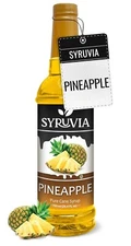 Syruvia Pineapple Syrup 25.4 fl oz, Pineapple Flavor, Perfect for Drinks