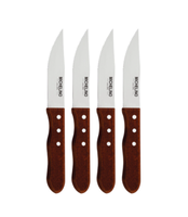 Michelino 4-Tlg. Jumbo Steakmesser Set Messer Steakmesser Mit Wellenschliff
