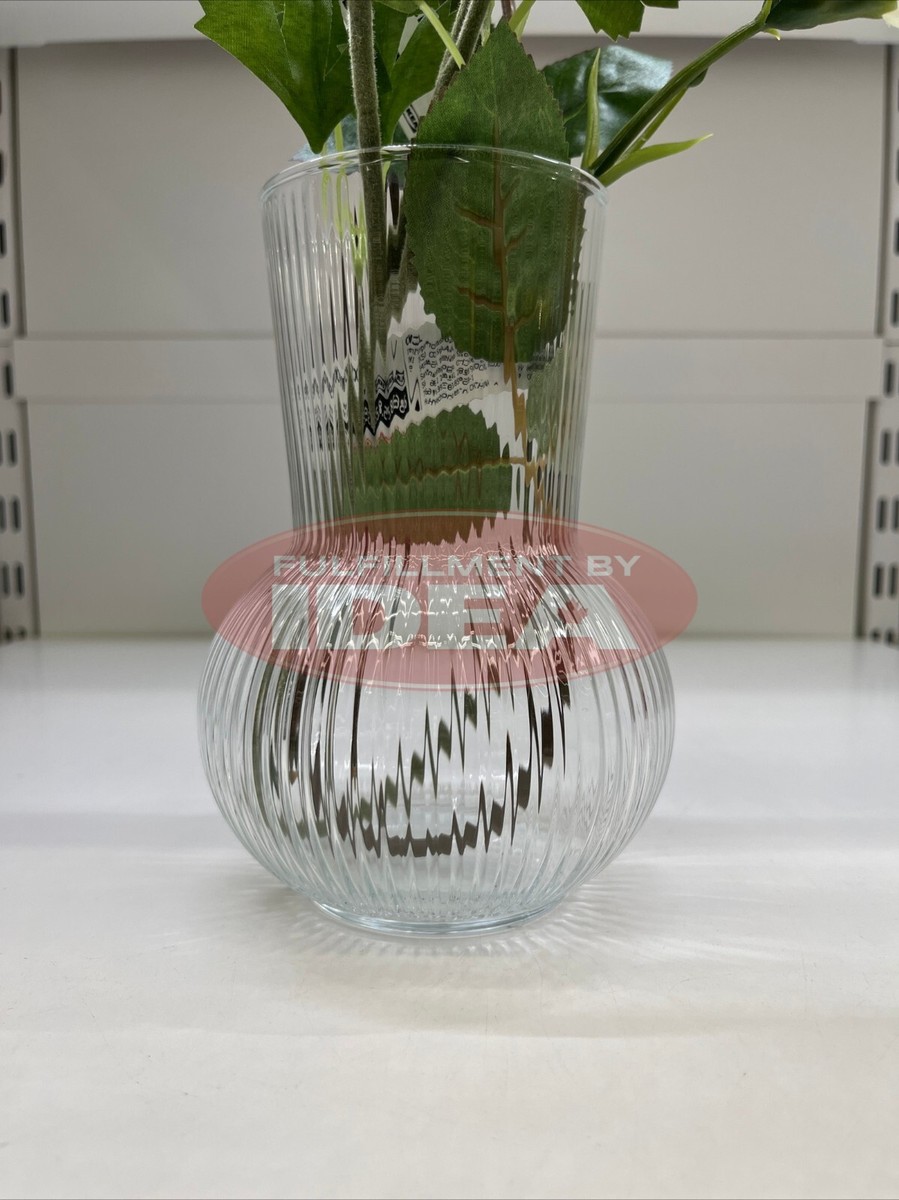 Brand New IKEA PADRAG Clear Vase 17 Cm (6 ¾ 