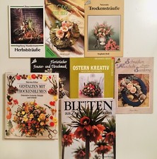 9 Bücher Trockensträusse Balkonblumen Pflanzen Paketpreis Floristik Herbst