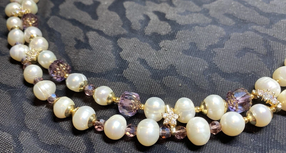 Perlenkette, Collier - Bild 4 von 4