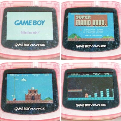 Nintendo Gameboy Advance Milky Pink Japan Import First GBA Working