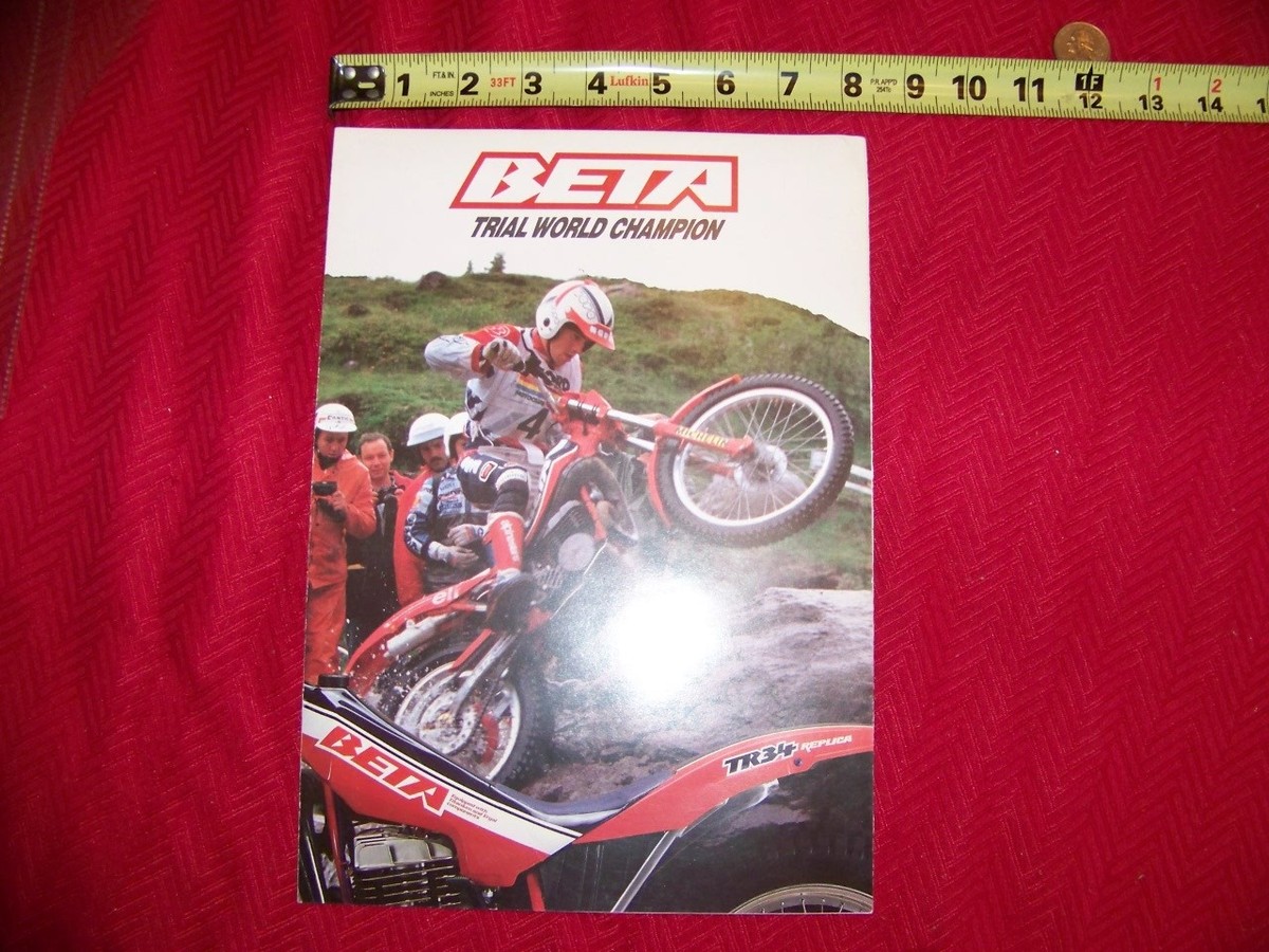 BETA TR 34 REPLICA TRIALS MOTORCYCLE BROCHURE POSTER JORDI TARRES - Main Image