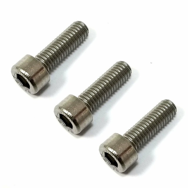3x Wheel Center Hub Cap Screw Nickel M5X16 for KMC XD Series XS129