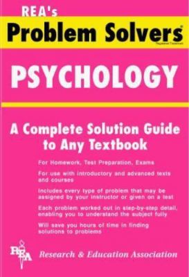 Problem Solvers Solution Guides: Psychology Problem Solver by Research and...