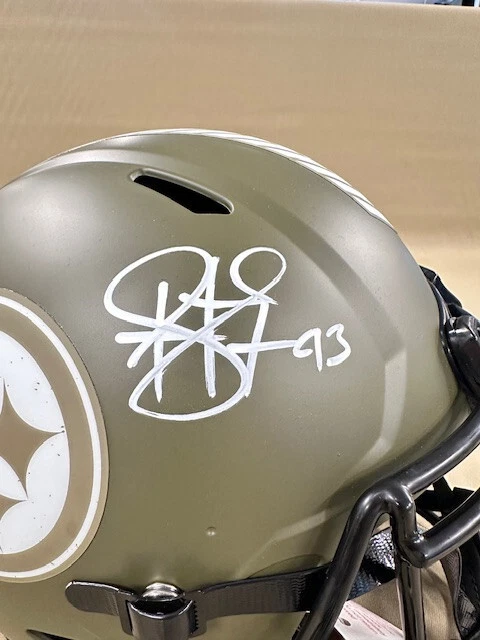 Troy Polamalu Signed Steelers F/S Salute Speed Authentic Helmet - Beckett W Holo - Image 2 of 4