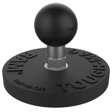 RAM Mount Tough-Mag 66mm Diameter Round Magnetic Plate 1" Ball Base RAM-B-MAG66U