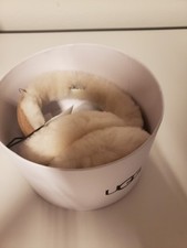 New UGG Women  s Classic Sheepskin Earmuffs Chestnut Suede