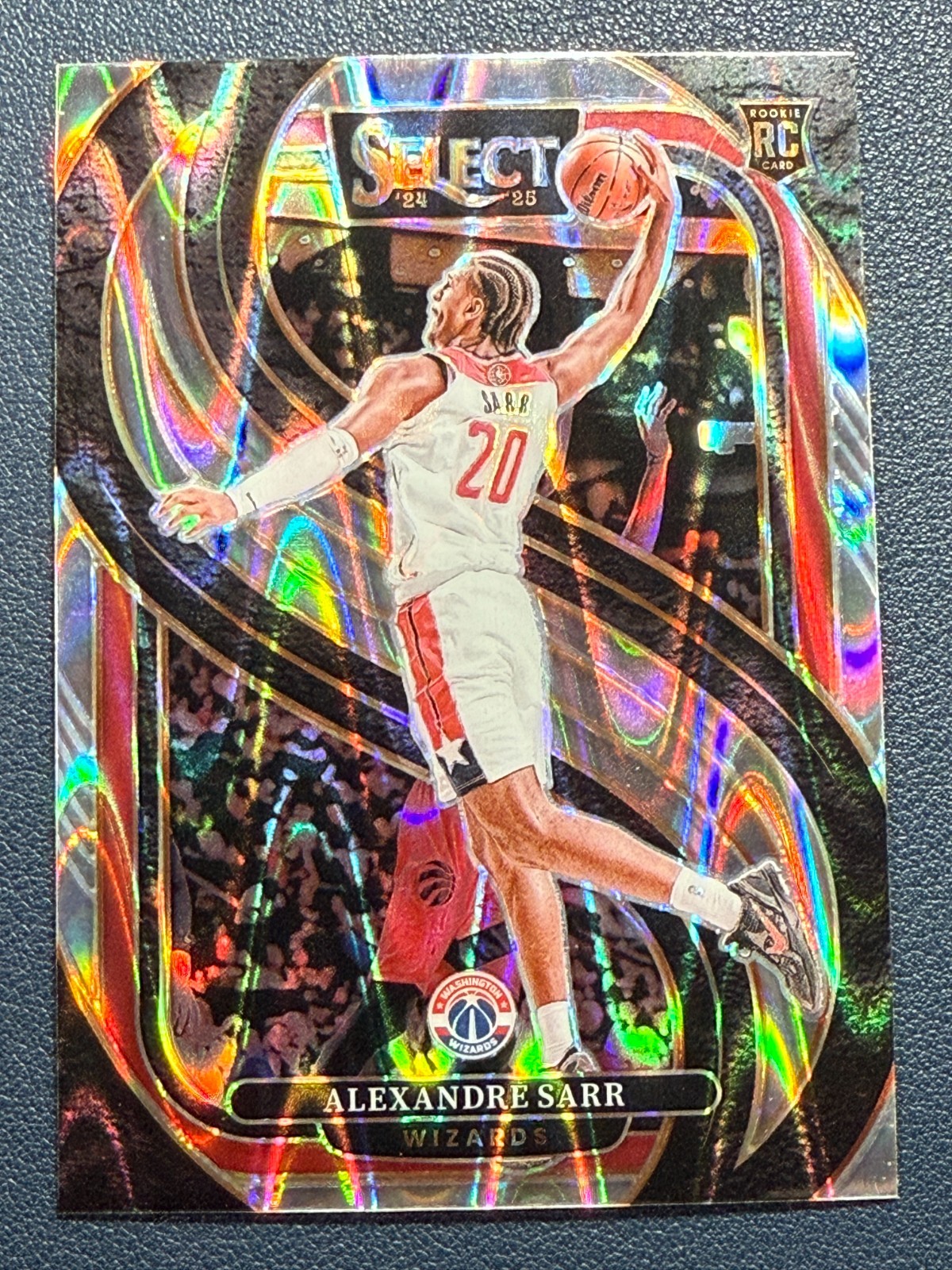 2024-25 Panini Select - Premier Level Alexandre Sarr #185 Silver Prizm (RC)