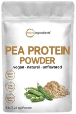 Micro Ingredients North American Grown, Pea Protein Powder, 5 Pounds | Plant ...