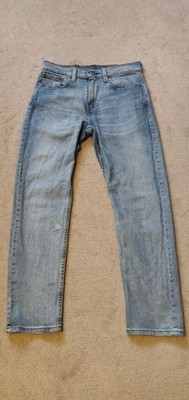 Levis 502 Mens Jeans W30 L30 Classic Straight Blue Tapered Denim Blank Red R Tag