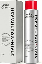 Stain Whitening Mouthwash Rinse - Natural Oral Care, Fresh Breath, Alcohol-Free