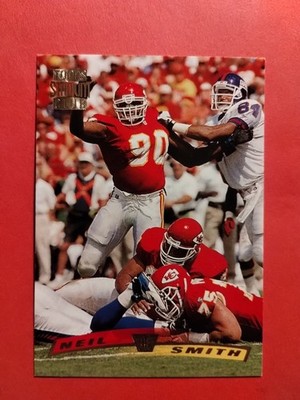 1996 Topps Stadium Club - Neil Smith #70 Chiefs 