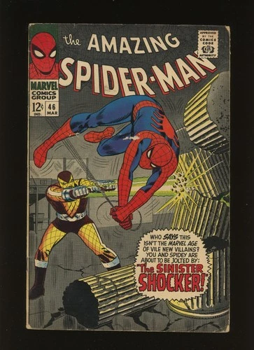 Amazing Spider-Man #46 1967 VG 1st App of the Shocker Romita Silver Age -RareCo