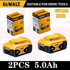 Genuine Dewalt DCB184 18v XR 5ah slide battery *TWIN PACK*