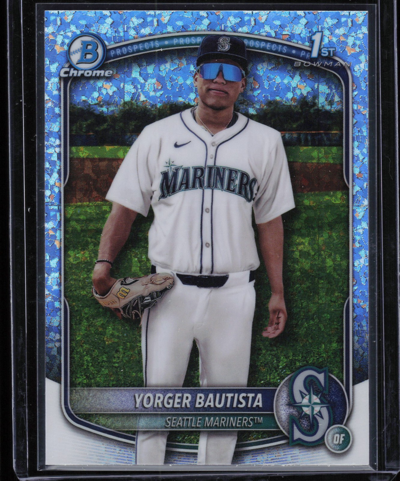 2025 Bowman Chrome #BCP-194 Yorger Bautista Prospects Mini-Diamond