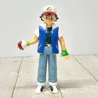 1998 TOMY Ash Ketchum Pokemon Trainer Action Figure Toy 5" Vintage