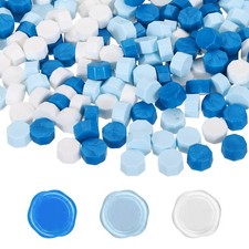 Wax Seal Beads, 600 Pcs Wax Sealing Beads, Blue/Ice Blue/White