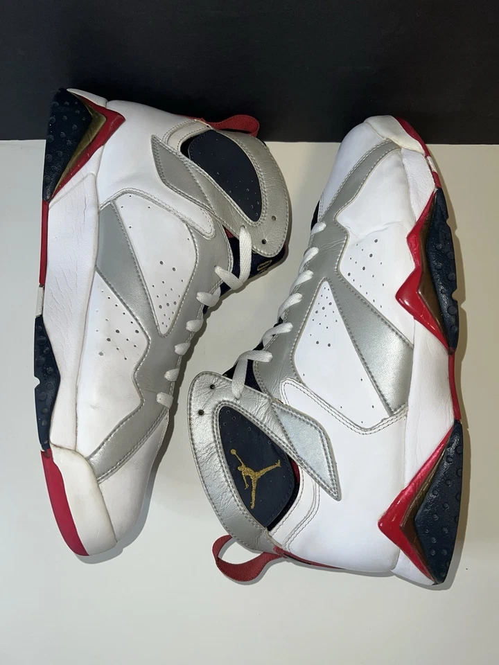 ✅ Nike Air Jordan VII ретро 7 олимпийский размер 10,5 | оригинальный All Star Bordeaux Raptors - Изображение 4 из 4