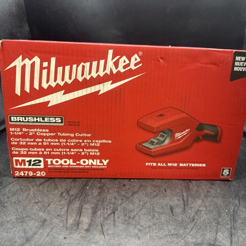Milwaukee 2479-20 M12 Brushless 1-1/4" - 2" Copper Tubing Cutter - Tool Only