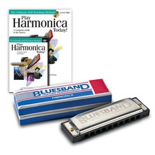 Hohner Blues Band 1501 C Harmonica and em Play Harmonica Today /em Pack Kit C