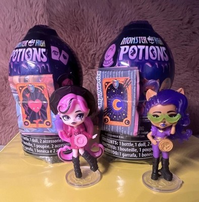 Mattel Monster High Potions Crystal Ball Draculaura and Clawdeen New Sealed