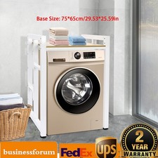 Adjustable Washer and Dryer Storage Shelf Organizer Rack Washer and Dryer Rack