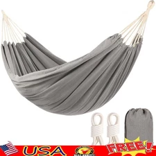 Portable Compact Hammock Easy Setup Anti Rollover Heavy Duty Outdoor Indoor Use