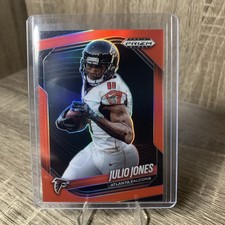 2025 PANINI PRIZM BLACK FOOTBALL Julio Jones #4 RED /299 Atlanta Falcons 