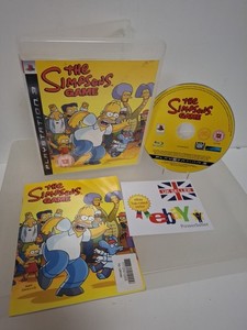 LES SIMPSON LE JEUX Sur PS3 - Version Française Complète Avec Notice - Comme Neuf