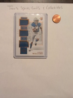 2022 Panini Encased - Rookie Triple Memorabilia Jameson Williams #RTM-8 21/99