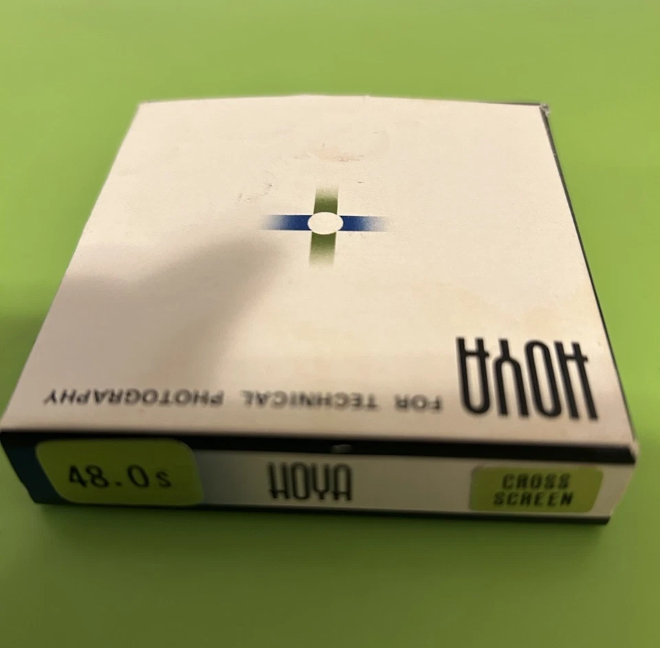 NEW Vtg HOYA 48mm CS CROSS SCREEN Filter Japan 48mm Cross Screen STAR Filter - Image 3 of 4