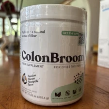 Colonbroom Fiber Supplement Passion Mango Pineapple Flavor 60 Servings 