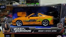 Jada Toys 1:24 - Fast and Furious Brian's Car Toyota Supra 1995, Scale - Orange